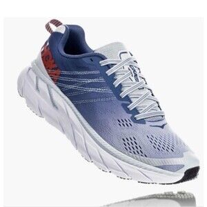 Hoka One One Womens Clifton 6 Running Sneakers size 8 Moonlight Blue 1102873